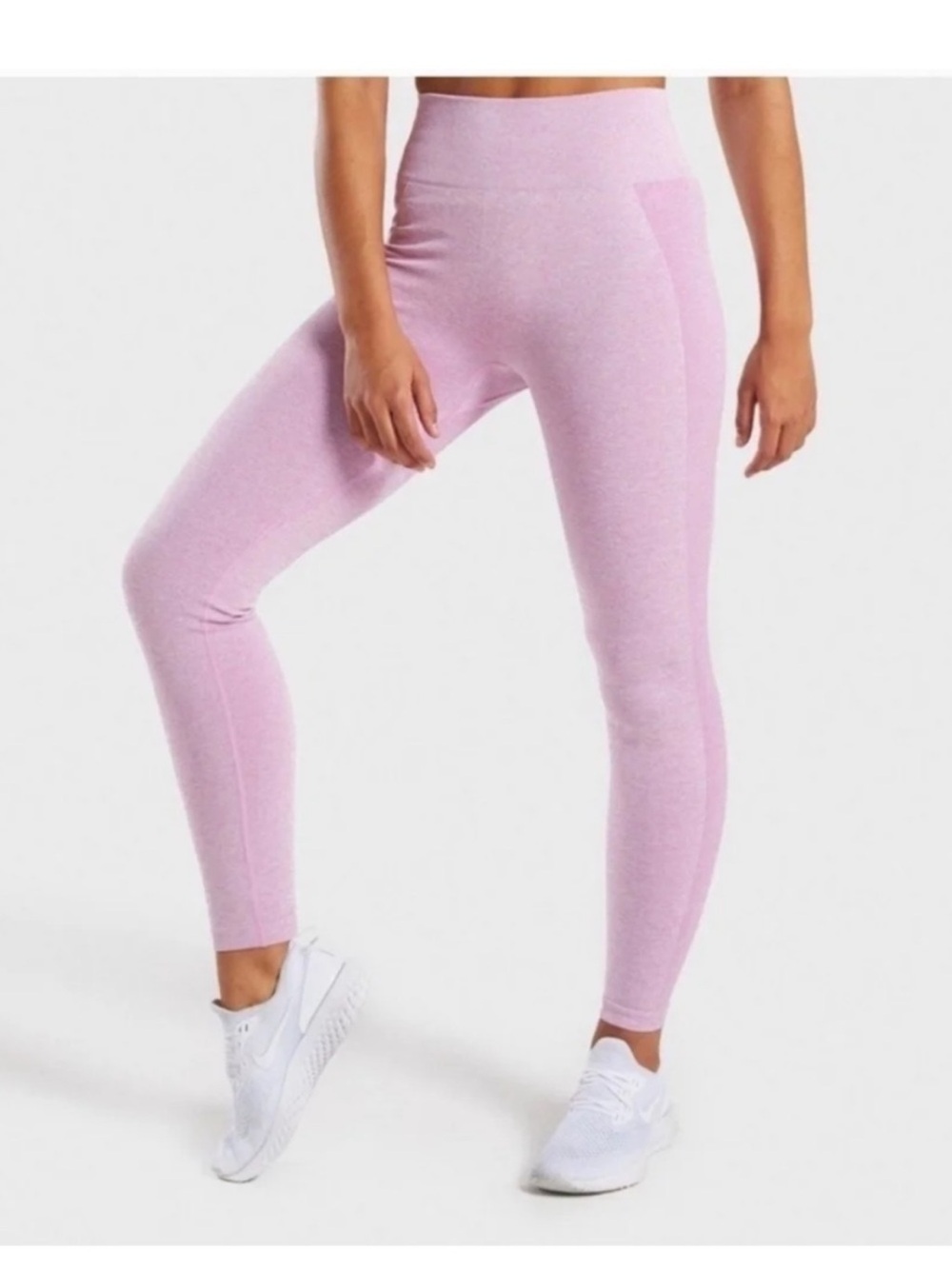 Gymshark High Waisted Flex Leggings Pastel Grape Deep Magenta S NWT - Picture 2 of 7